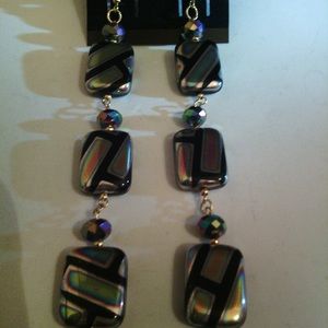 Handmade Square Dangle Earrings